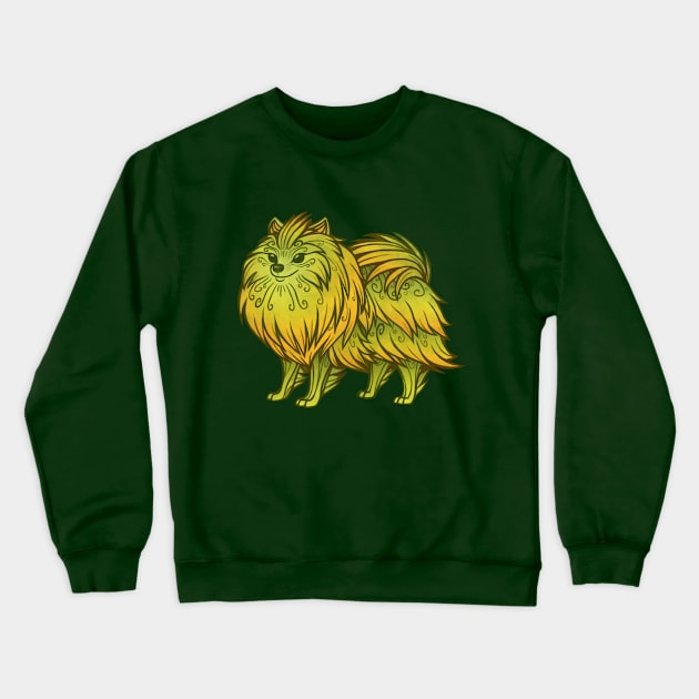 Sylvan Pomeranian Crewneck Sweatshirt by DoomedDreamer